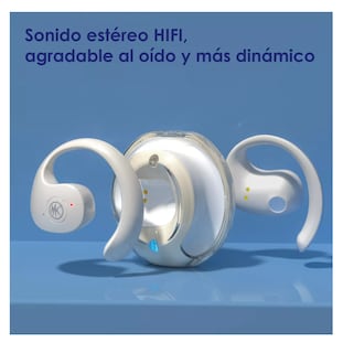 Foto 5 | Auriculares Deportivos Bluetooth Con Oreja Colgante Beige