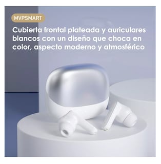 Foto 2 | Auriculares Bluetooth Inalámbricos Mvpsmart R92 Led Blancos