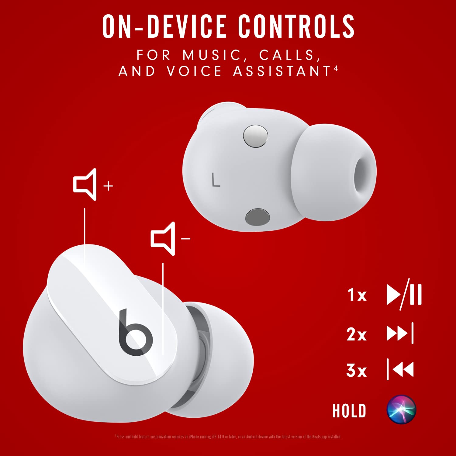 Foto 5 pulgar | Auriculares Beats Studio Buds True Wireless con Cancelación de Ruido - Venta Internacional