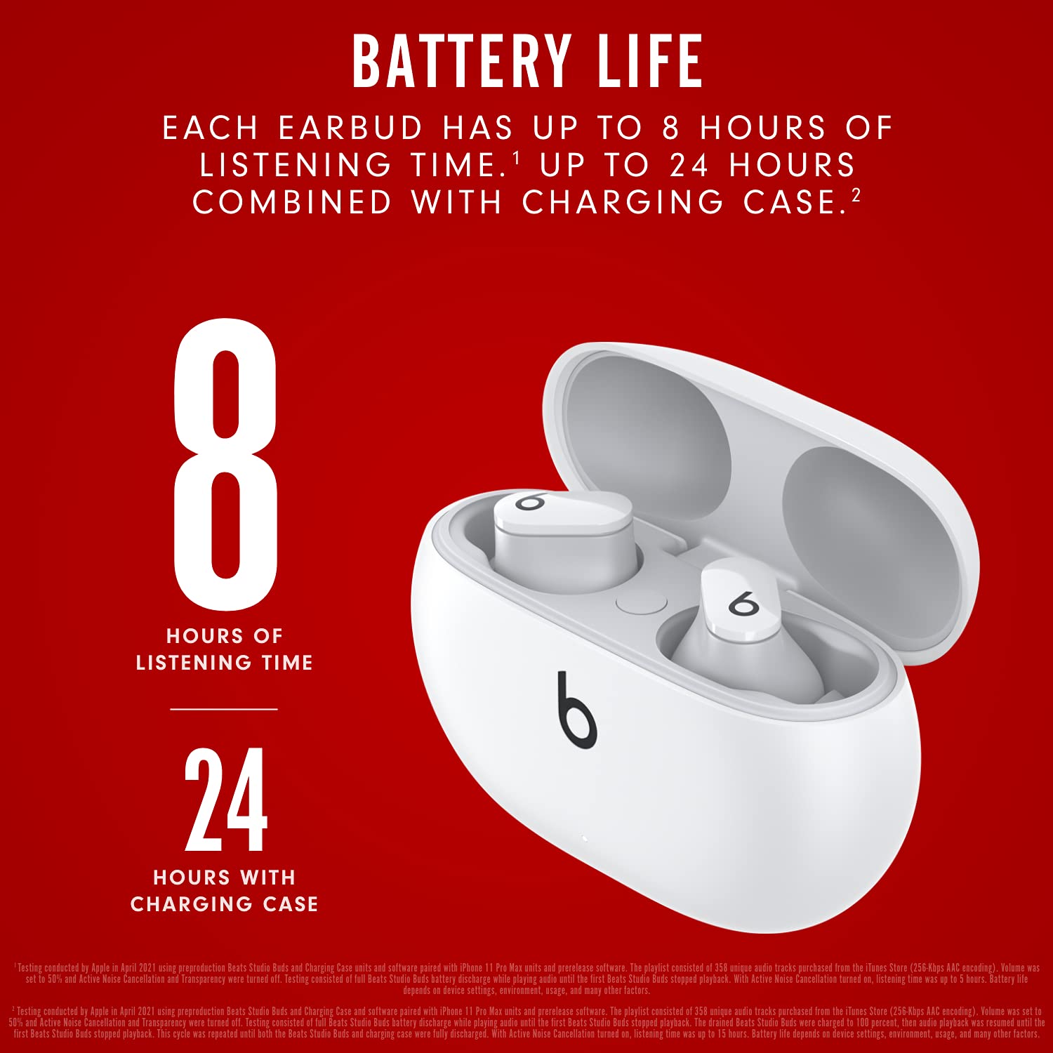 Foto 6 pulgar | Auriculares Beats Studio Buds True Wireless con Cancelación de Ruido - Venta Internacional