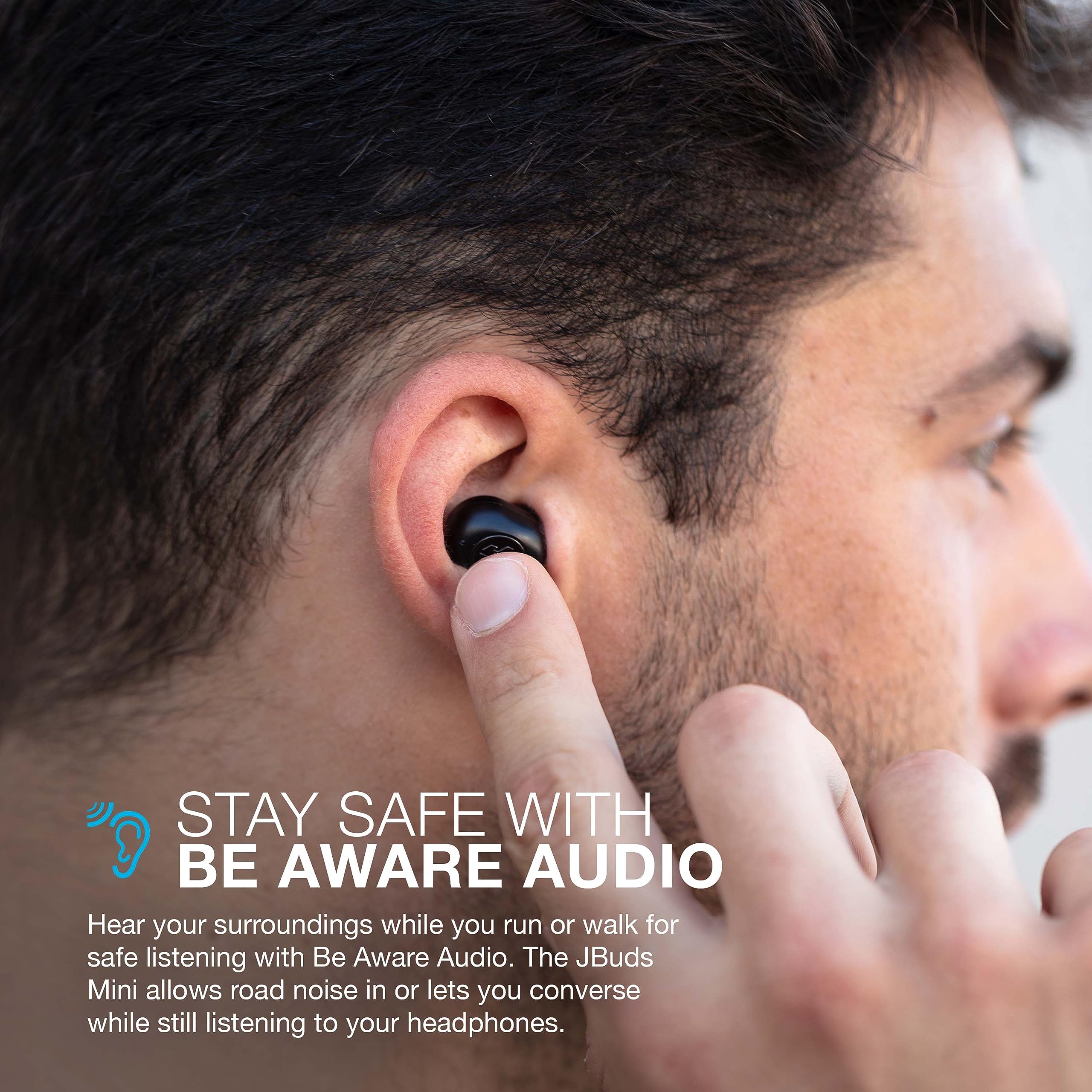 Foto 6 | Auriculares Bluetooth Jlab Jbuds Mini Con Funda De Carga Negra - Venta Internacional.