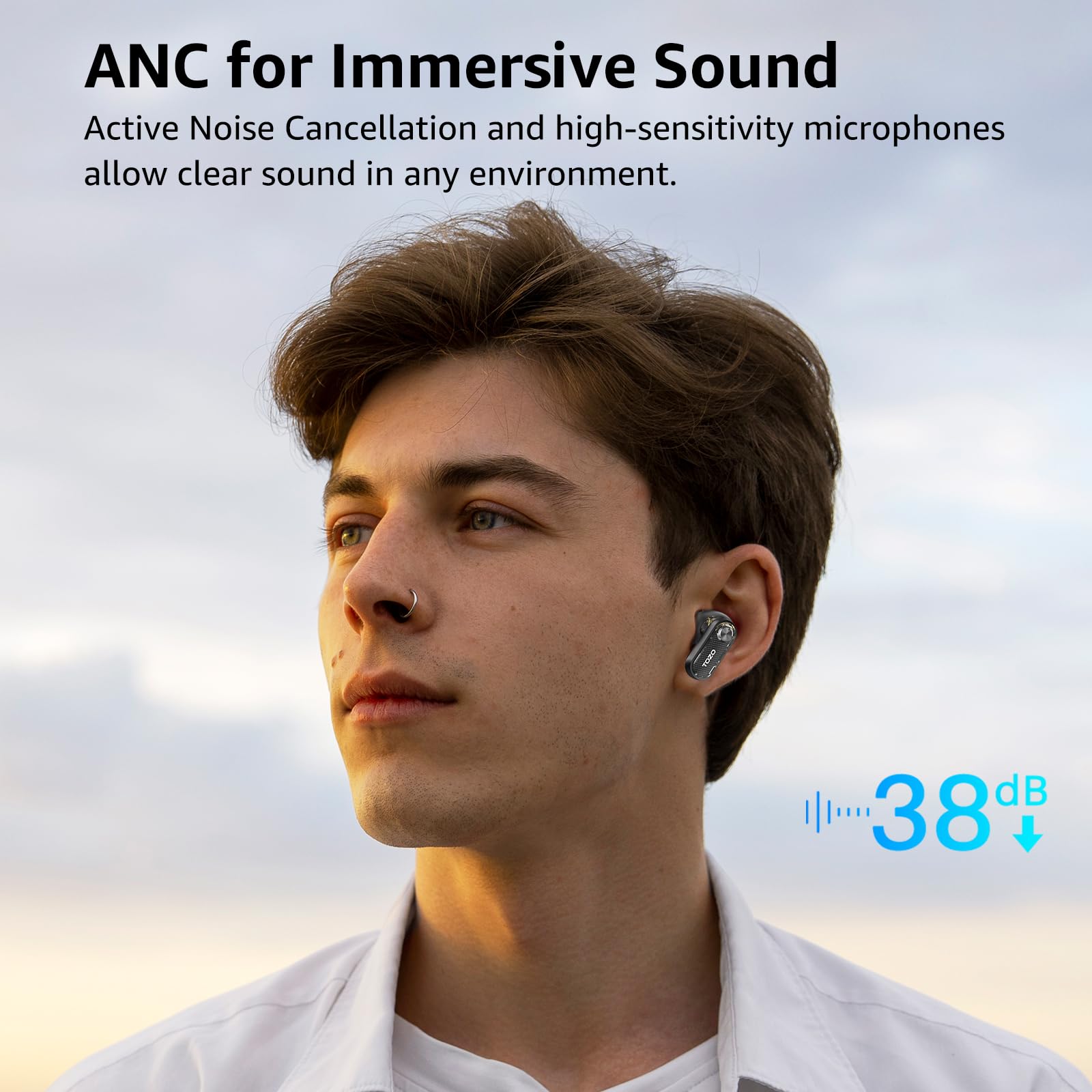 Foto 4 pulgar | Auriculares Inalámbricos Tozo Hybrid Active Noise Cancelling - Venta Internacional.