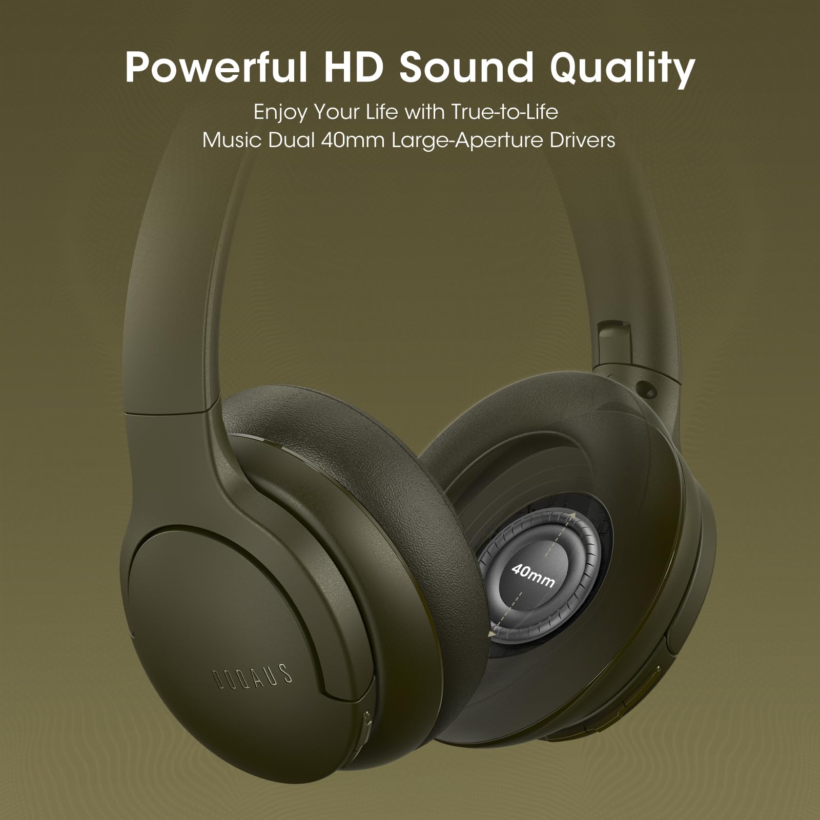 Foto 7 pulgar | Audífonos Inalámbricos Doqaus Negro con Bluetooth-Venta Internacional