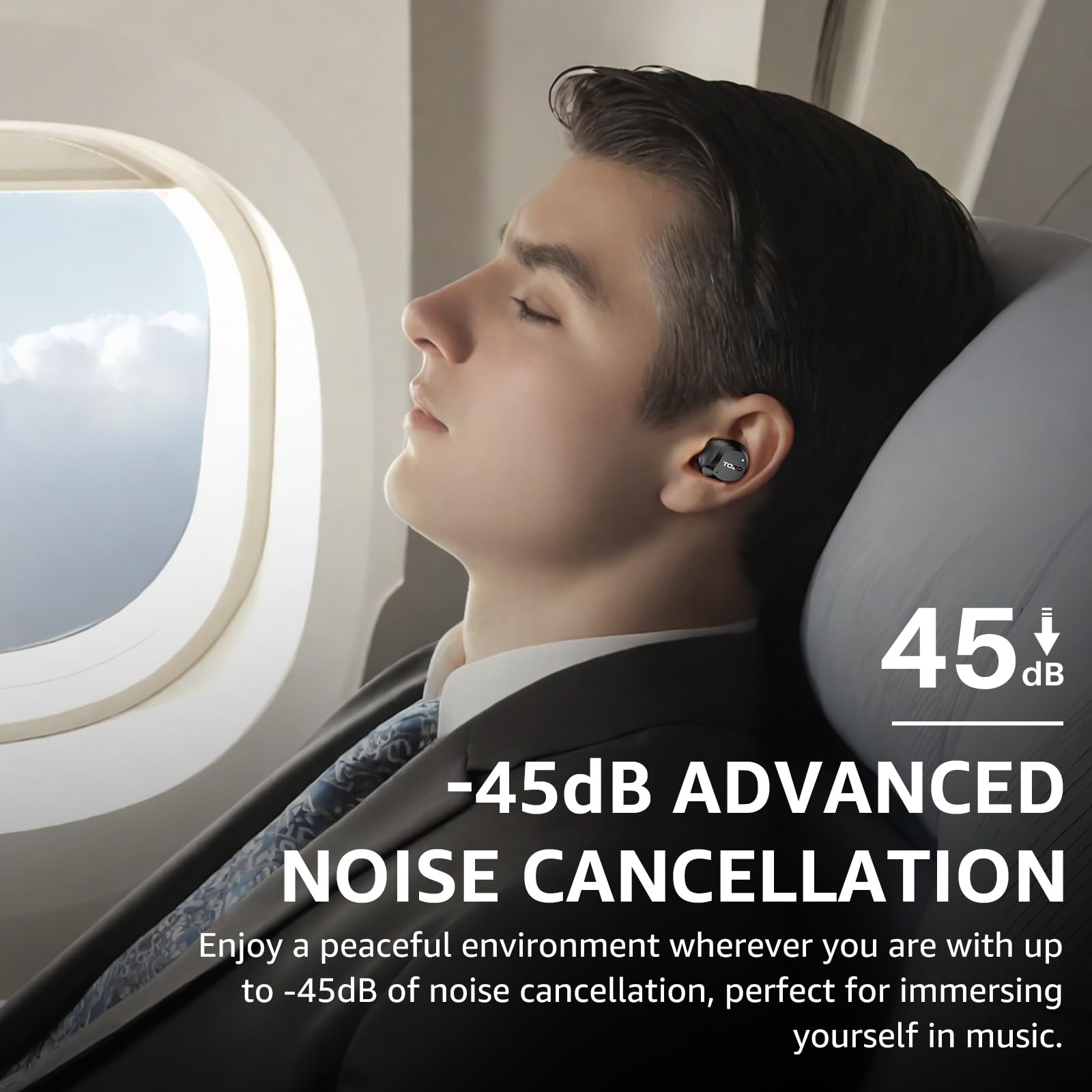 Foto 2 | Auriculares Inalámbricos Tozo Hybrid Con Cancelación Activa De Ruido, 59 Horas De Reproducción - Venta Internacional.