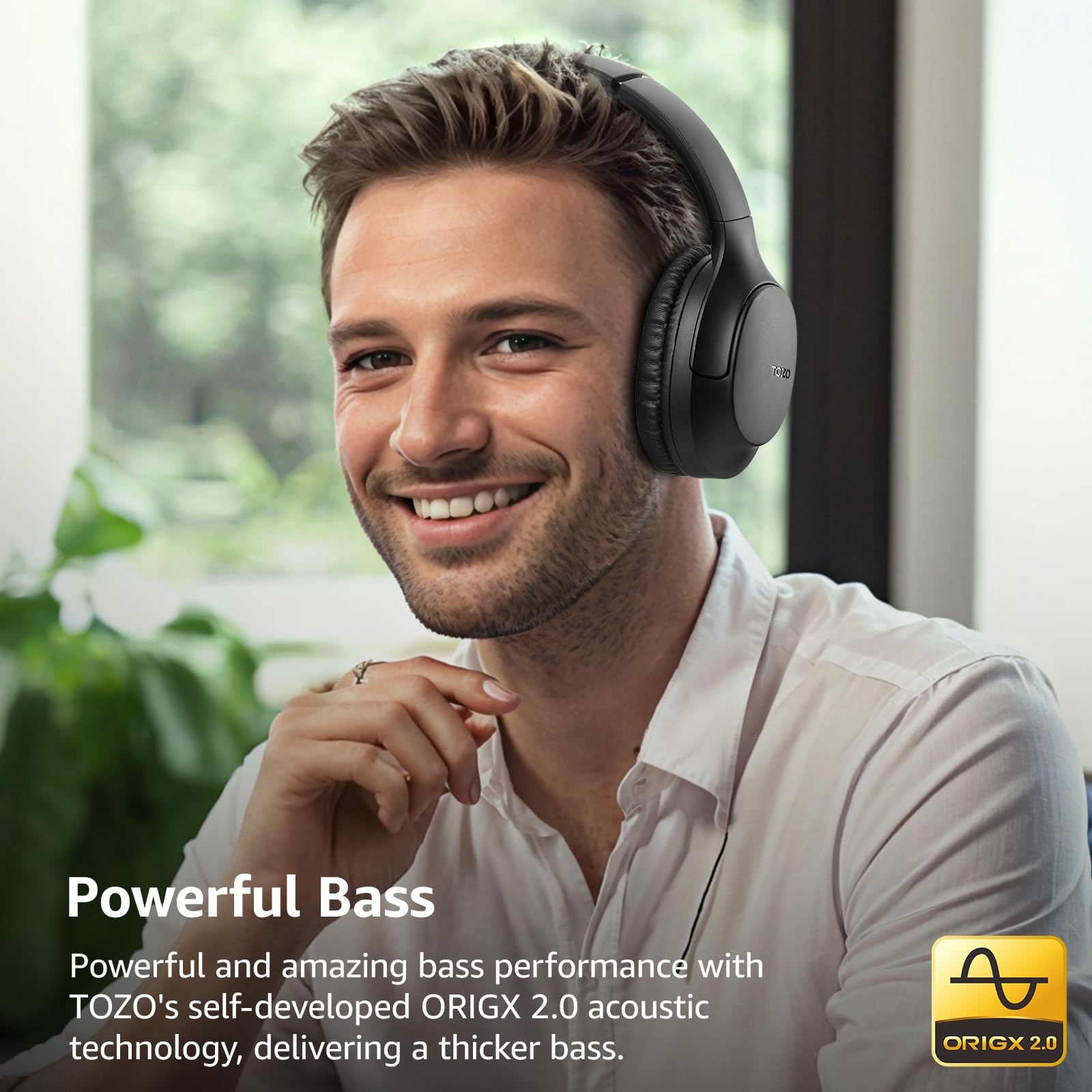 Foto 3 pulgar | Auriculares Tozo Bluetooth 5.4 Over Ear Ha1 70h Playback - Venta Internacional