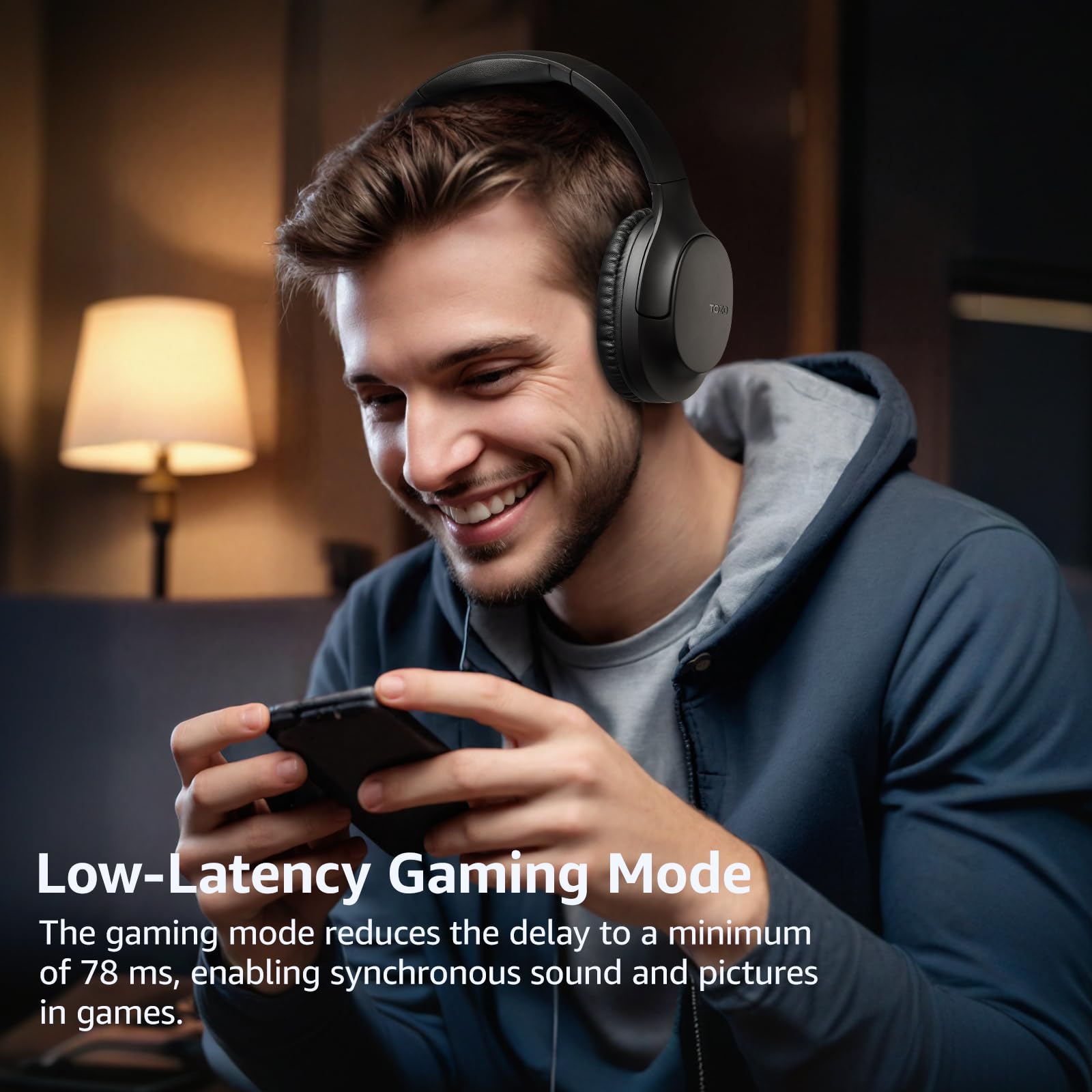 Foto 4 pulgar | Auriculares Tozo Bluetooth 5.4 Over Ear Ha1 70h Playback - Venta Internacional