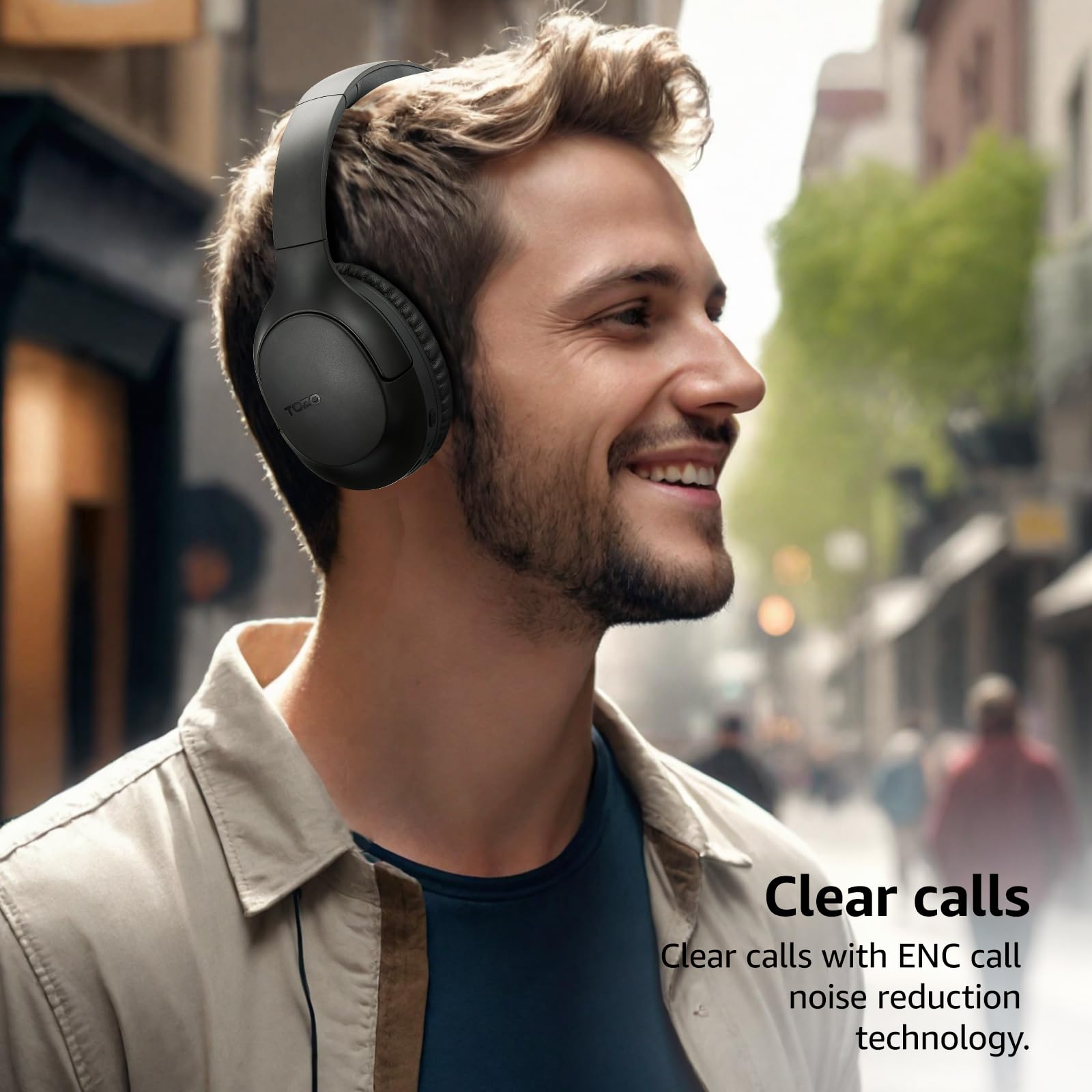 Foto 5 pulgar | Auriculares Tozo Bluetooth 5.4 Over Ear Ha1 70h Playback - Venta Internacional