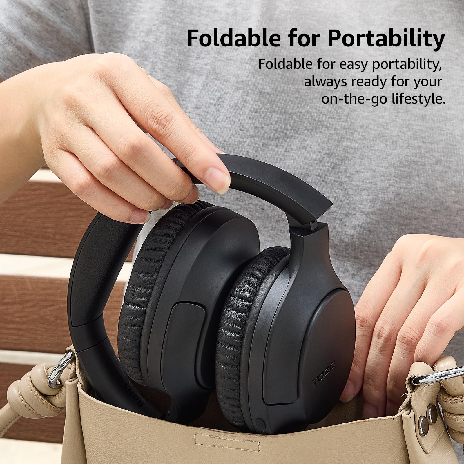 Foto 7 pulgar | Auriculares Tozo Bluetooth 5.4 Over Ear Ha1 70h Playback - Venta Internacional