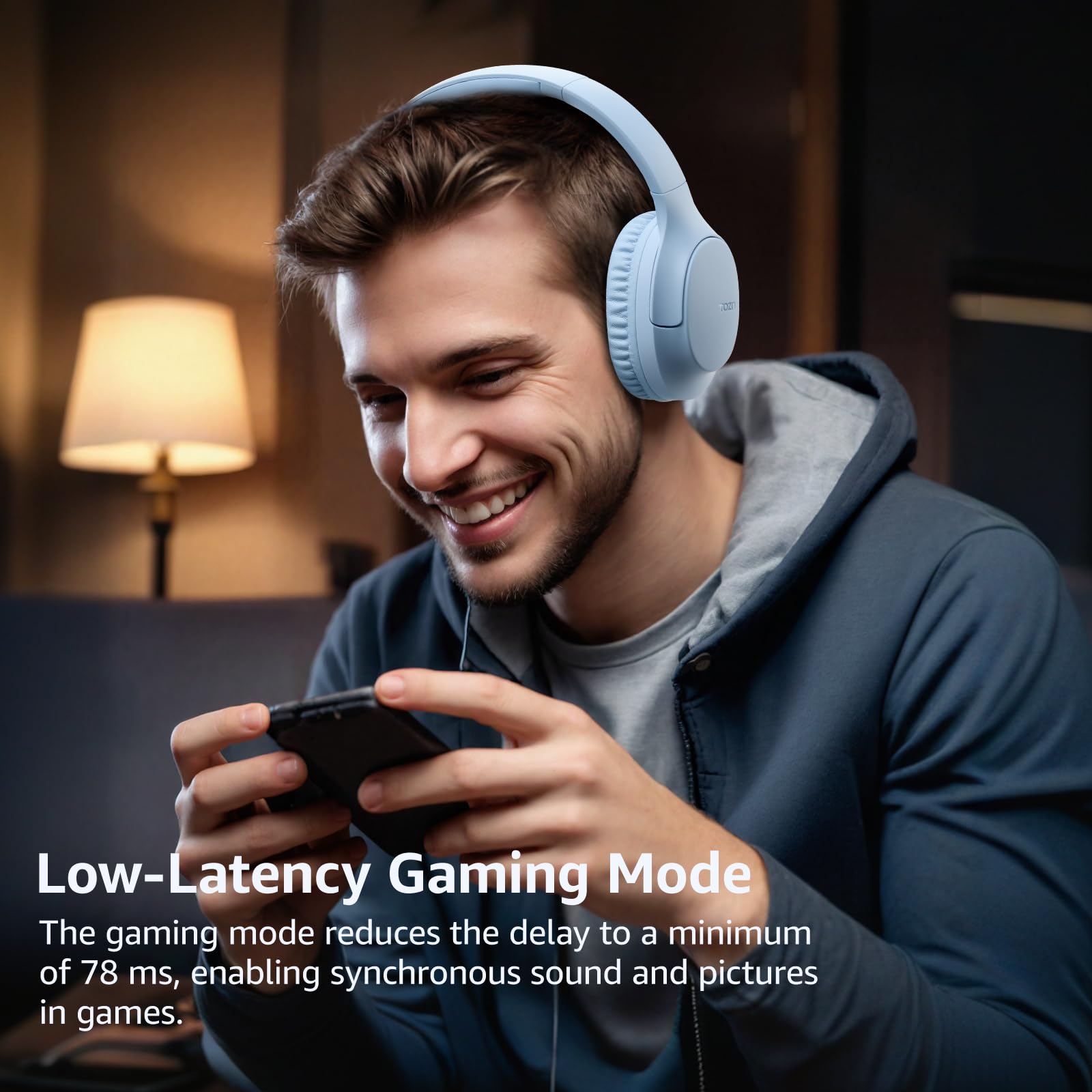 Foto 4 pulgar | Auriculares Bluetooth 5.4 Tozo Ha1 Enc Call 70h Playback Azules - Venta Internacional