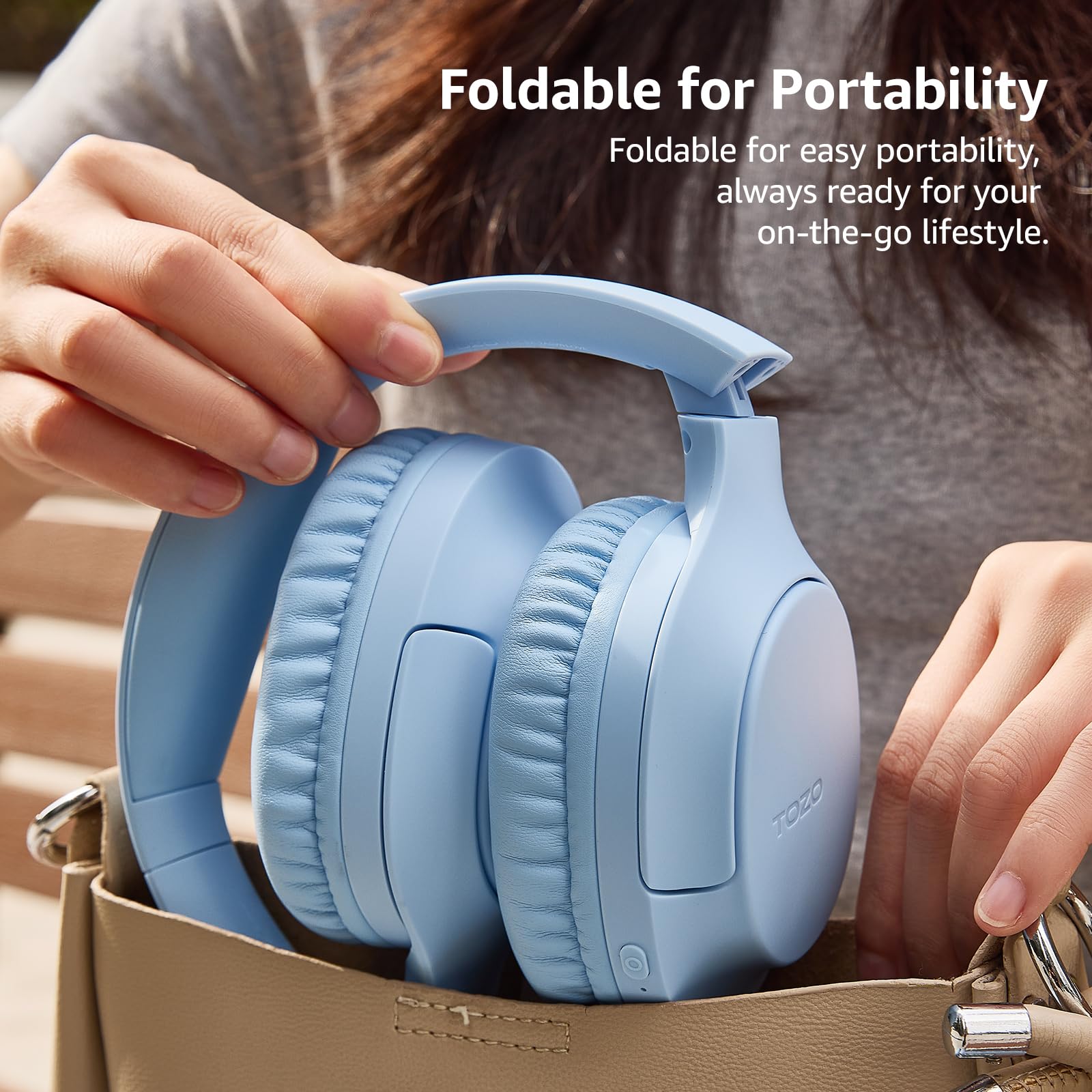 Foto 7 pulgar | Auriculares Bluetooth 5.4 Tozo Ha1 Enc Call 70h Playback Azules - Venta Internacional
