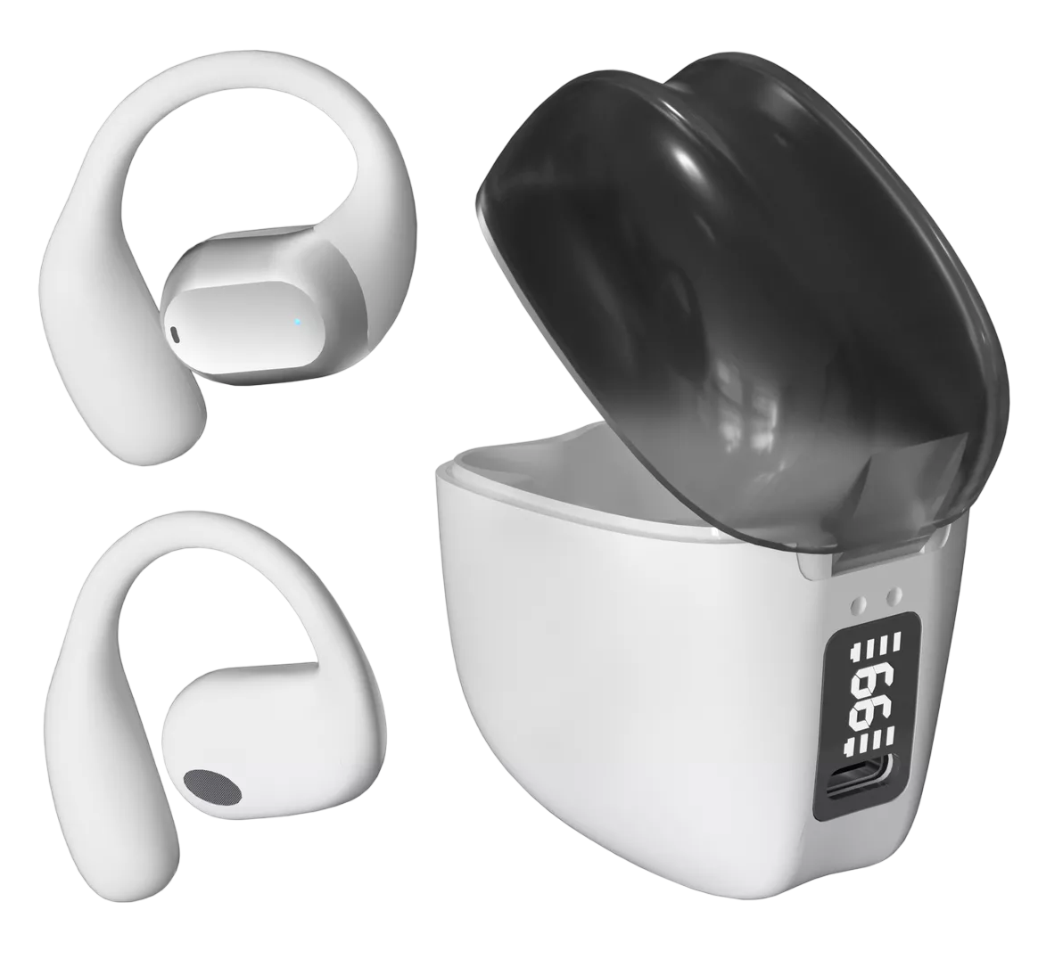 Auriculares con Bluetooth Belug Or2 Inalámbricos Led Blancos