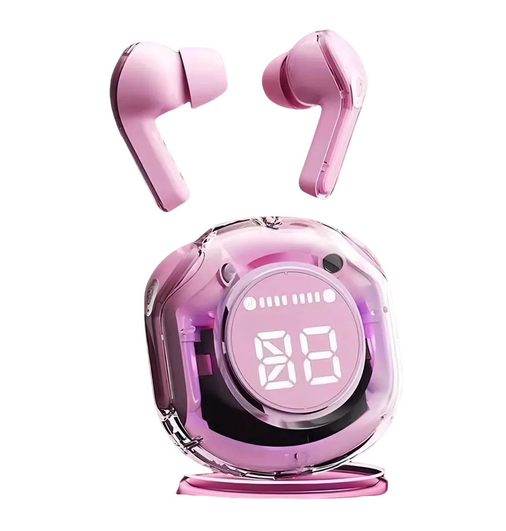 Audífonos Inalámbricos Belug Ipx4 Rosas