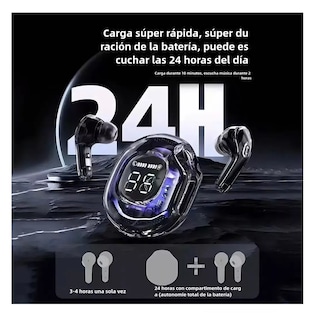 Foto 2 | Audífonos Inalámbricos Belug Ipx4 Negro
