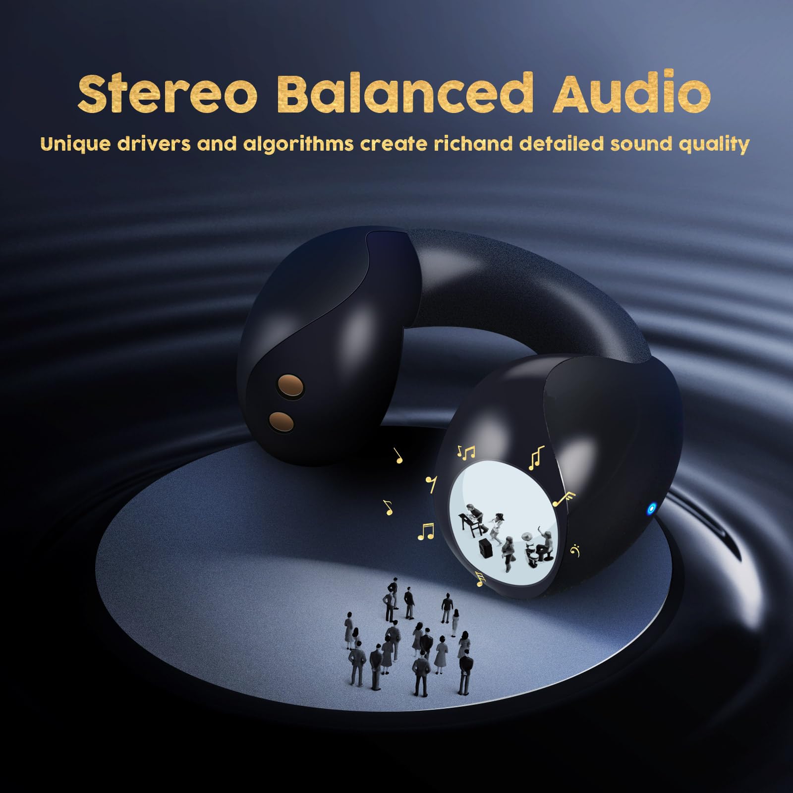 Foto 8 pulgar | Auriculares Abiertos Wigfar True Wireless Bluetooth 5.3 - Venta Internacional