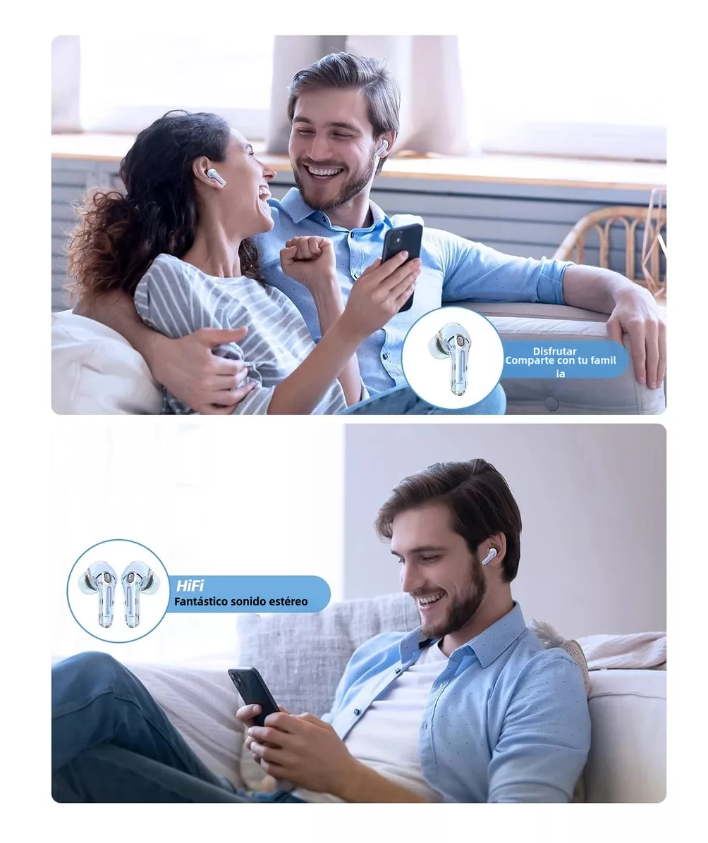 Foto 5 | Audífonos Inalámbricos Belug Ipx4 Azul