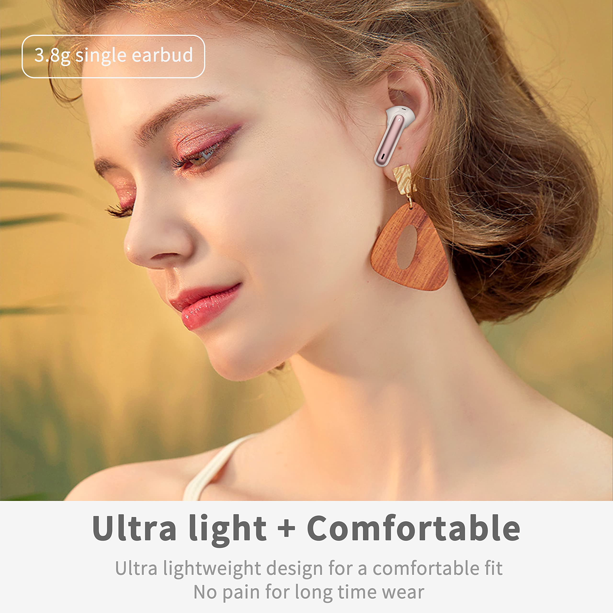 Foto 4 pulgar | Auriculares Inalámbricos Xinwld Bluetooth 5.3 40h Playtime - Venta Internacional.