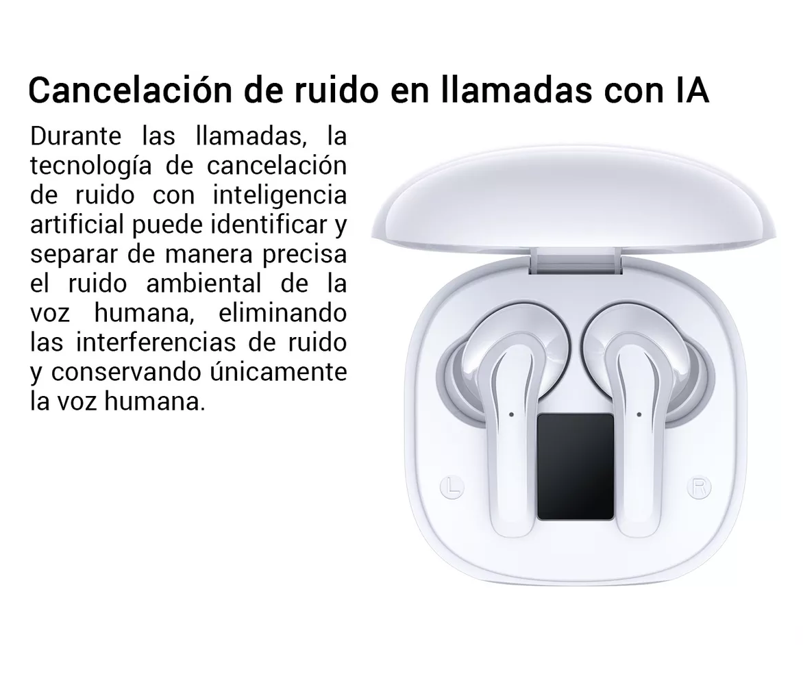 Foto 5 pulgar | Audífonos In-ear Inalámbricos Con Cancelación De Ruido Blanco