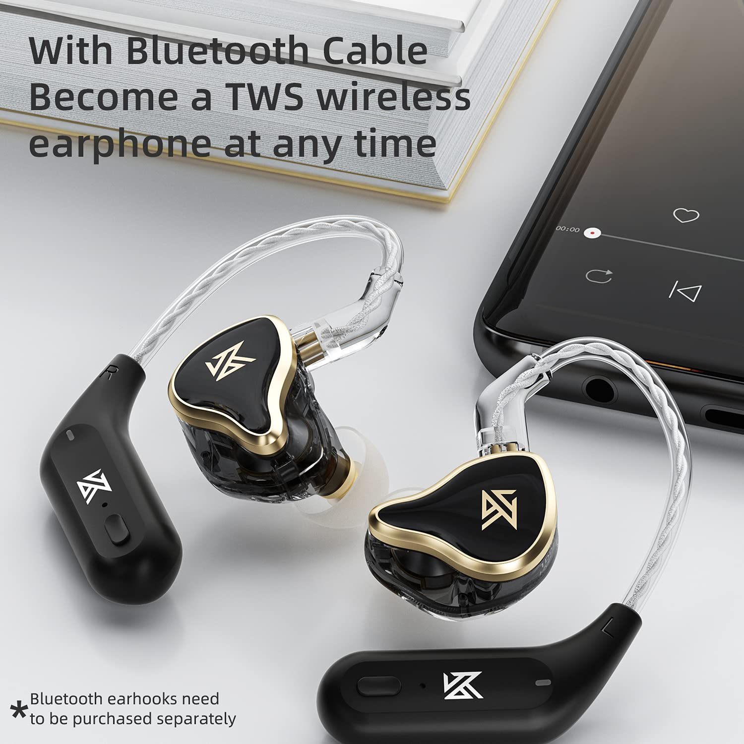 Foto 4 pulgar | Auriculares Kz Zas 7ba+1dd 16 Hybrid Drivers Hifi Bass Black - Venta Internacional.