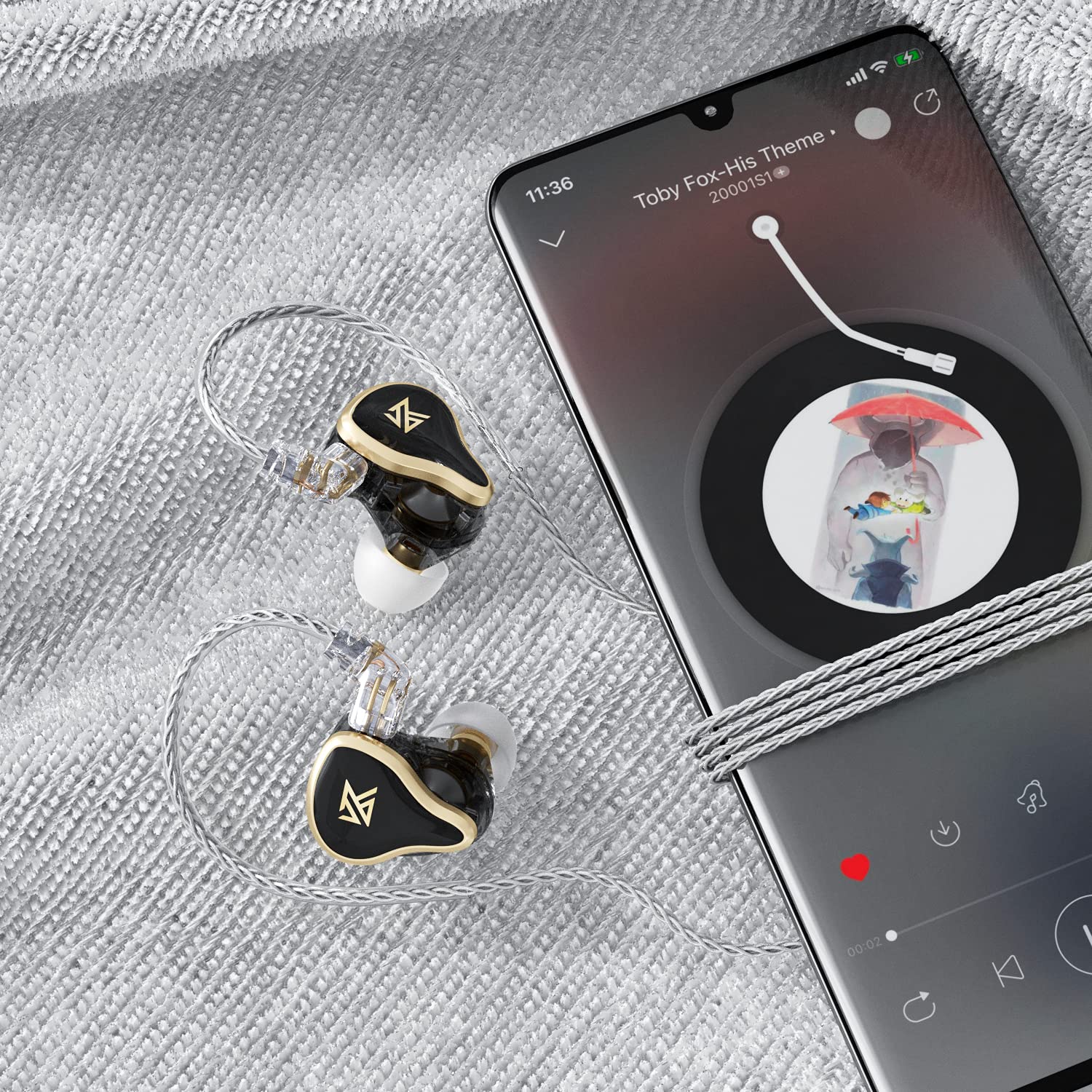 Foto 5 pulgar | Auriculares Kz Zas 7ba+1dd 16 Hybrid Drivers Hifi Bass Black - Venta Internacional.