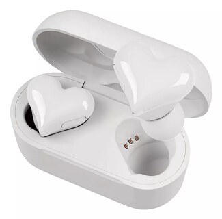 Foto 1 | Auriculares En Forma De Corazón Bluetooth Cancelación Ruido Blanco
