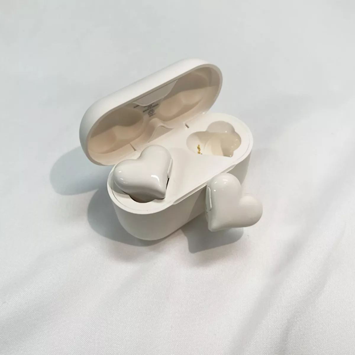 Foto 4 | Auriculares En Forma De Corazón Bluetooth Cancelación Ruido Blanco