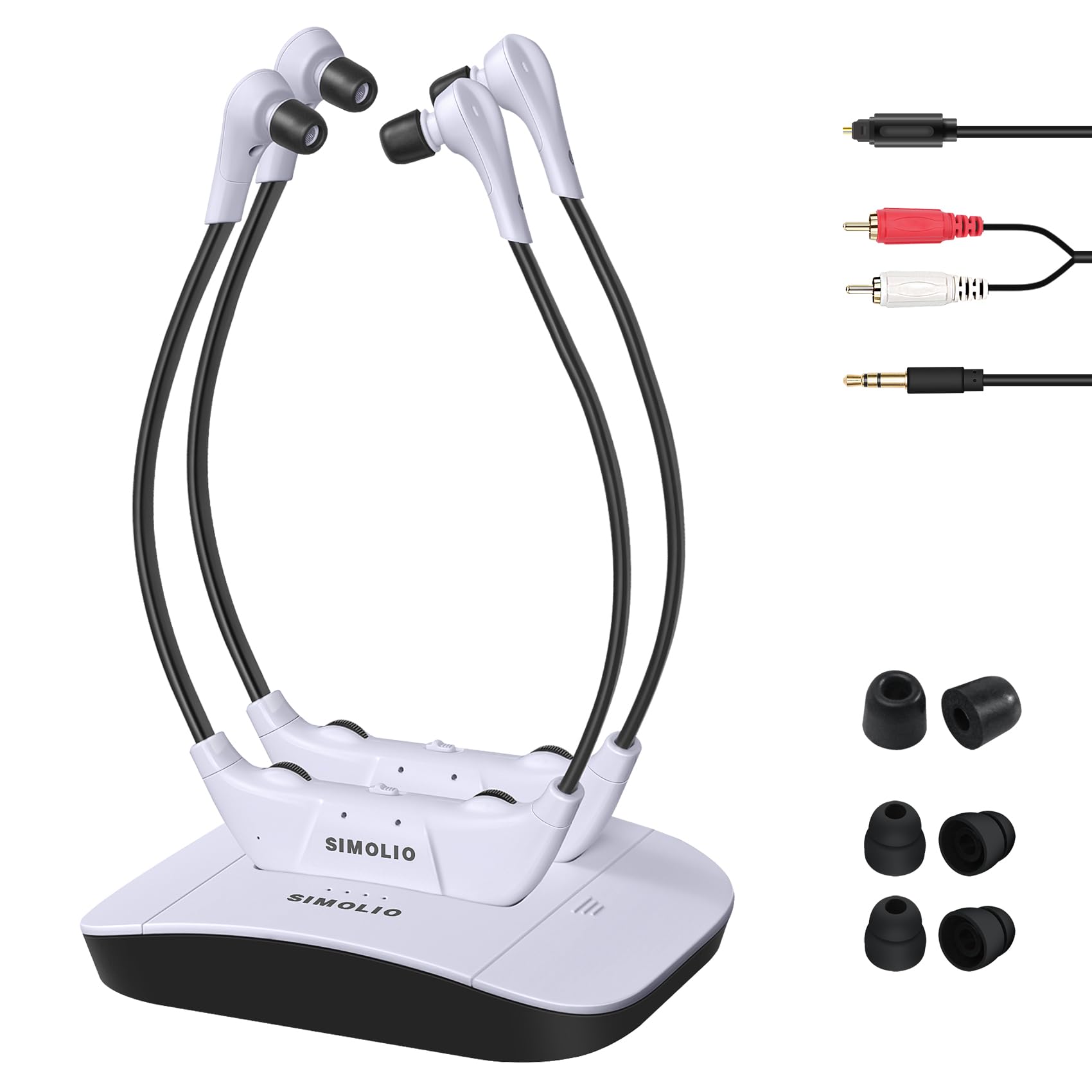 Auriculares Inalámbricos Simolio Sm-824d2 Para Ver Televisión - Venta Internacional.