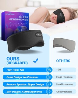 Foto 3 | Auriculares Para Dormir, Máscara Para Dormir, Bluetooth, Cómodos, Inalámbricos - Venta Internacional.