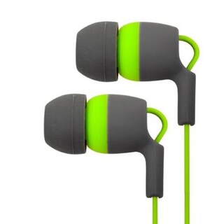 Foto 1 | Auricular Axxis 767 Con Micrófono, Cable Plano Y Control De Llamadas, Color Gris Y Verde - Venta Internacional.