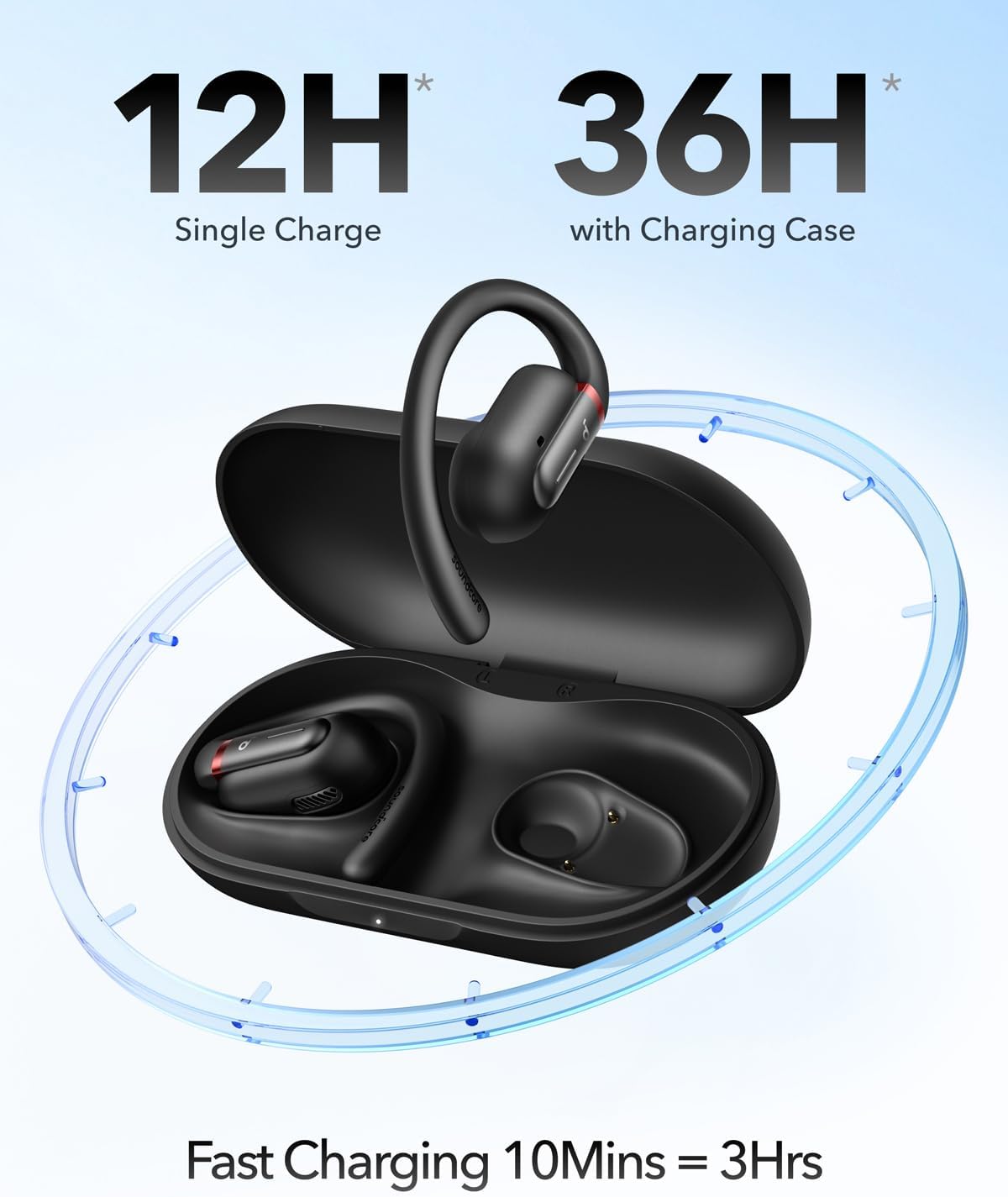 Foto 7 pulgar | Auriculares Abiertos Anker Soundcore V30i Negros - Venta Internacional