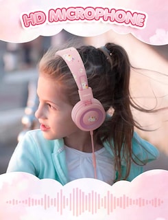 Foto 5 | Auriculares Infantiles Simjar Unicorn Rosa con Micrófono - Venta Internacional