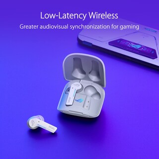 Foto 3 | Auriculares Asus Rog Cetra True Wireless Blancos - Venta Internacional