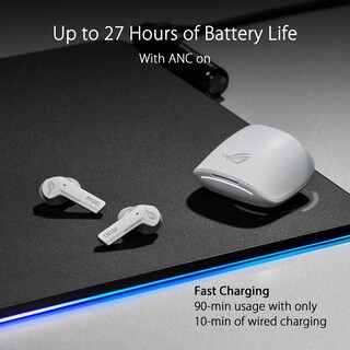 Foto 7 | Auriculares Asus Rog Cetra True Wireless Blancos - Venta Internacional