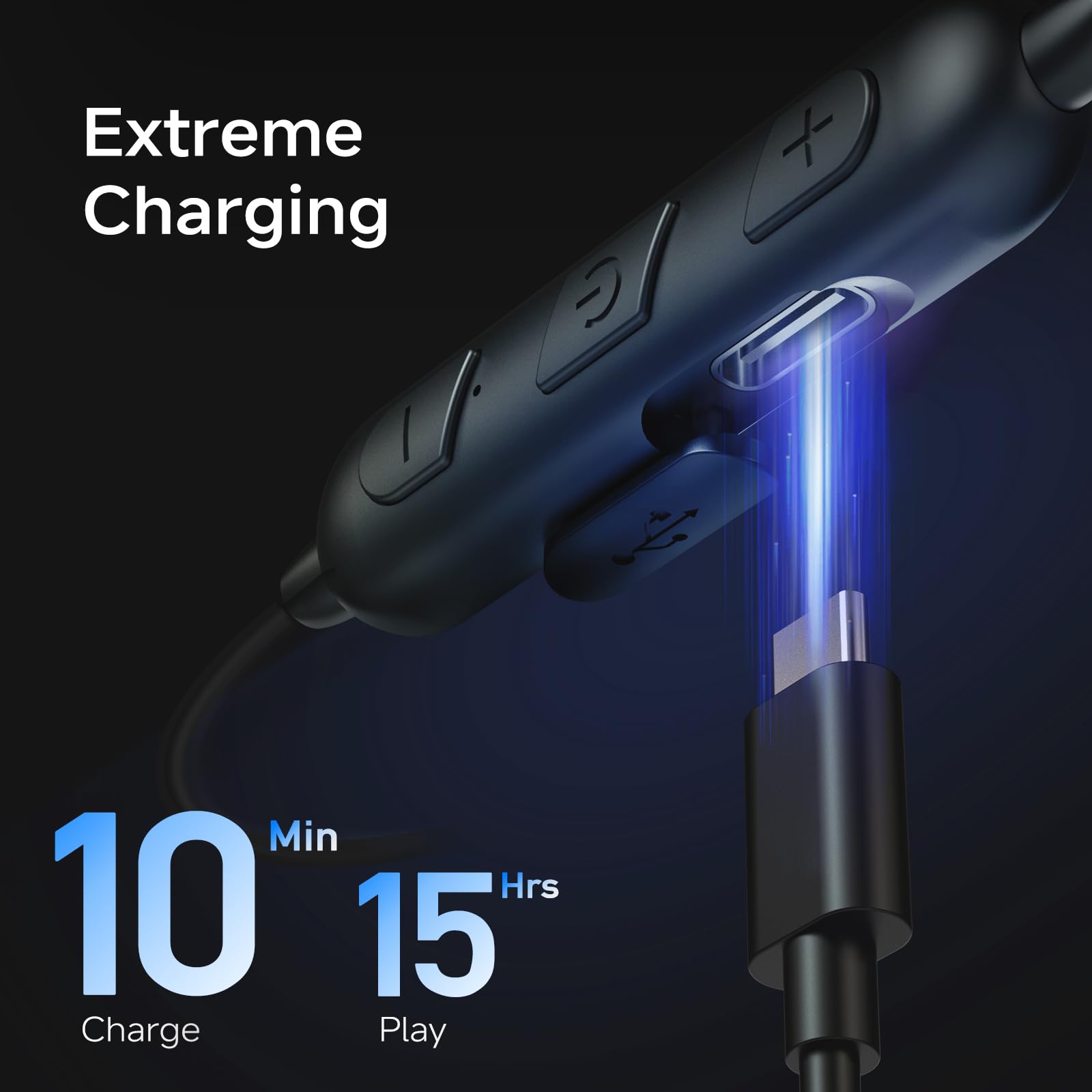 Foto 4 pulgar | Auriculares Inalámbricos Cxk Neckband Bluetooth 5.3 80hrs Playtim - Venta Internacional.