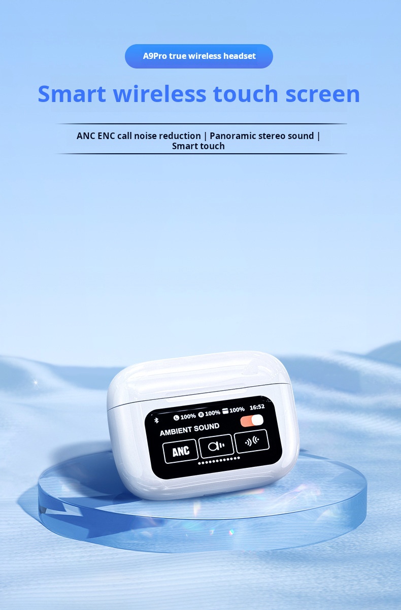 Foto 3 pulgar | Auriculares Bluetooth True Wireless Aiyogo A9 Pro Blancos - Venta Internacional.
