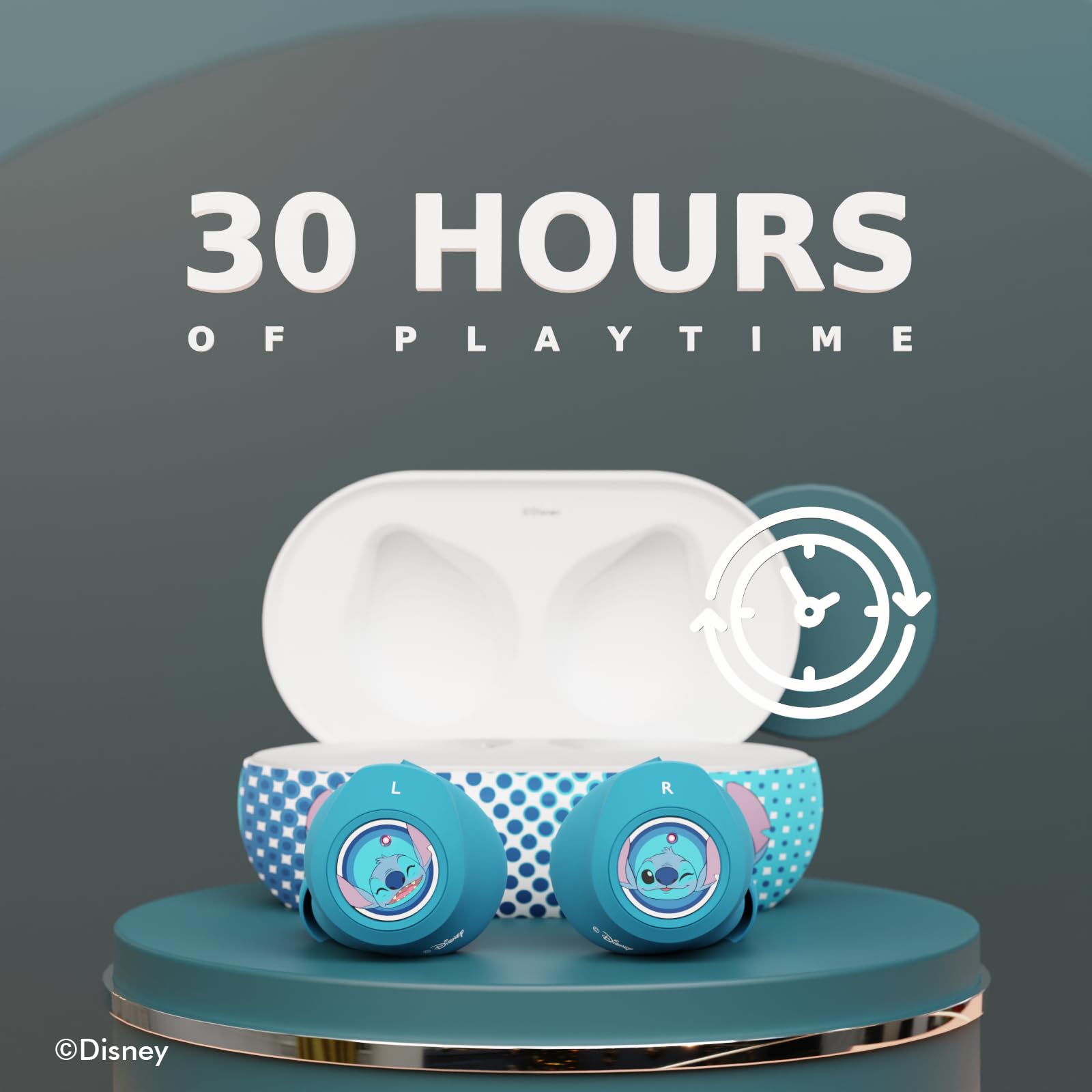 Foto 4 pulgar | Auriculares Bluetooth Ijoy Disney Lilo And Stitch Con Funda De Carga - Venta Internacional.