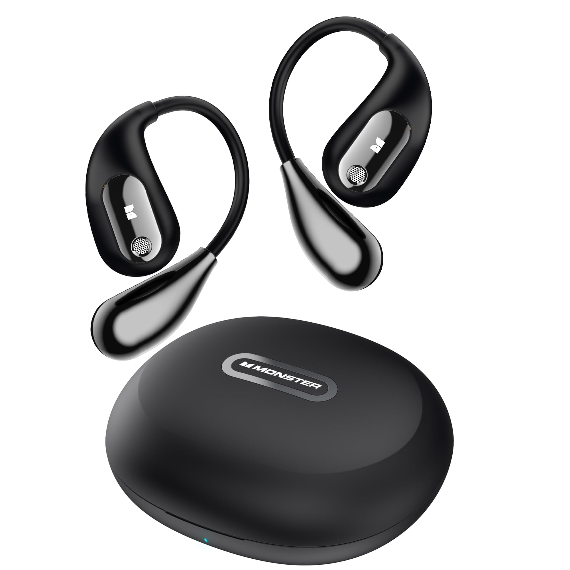 Auriculares Open Ear Monster Ac210 Bluetooth 5.4 Negros - Venta Internacional.