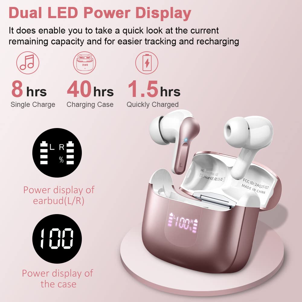 Foto 7 pulgar | Audífonos True Wireless Ordtop con Bluetooth-Venta Internacional