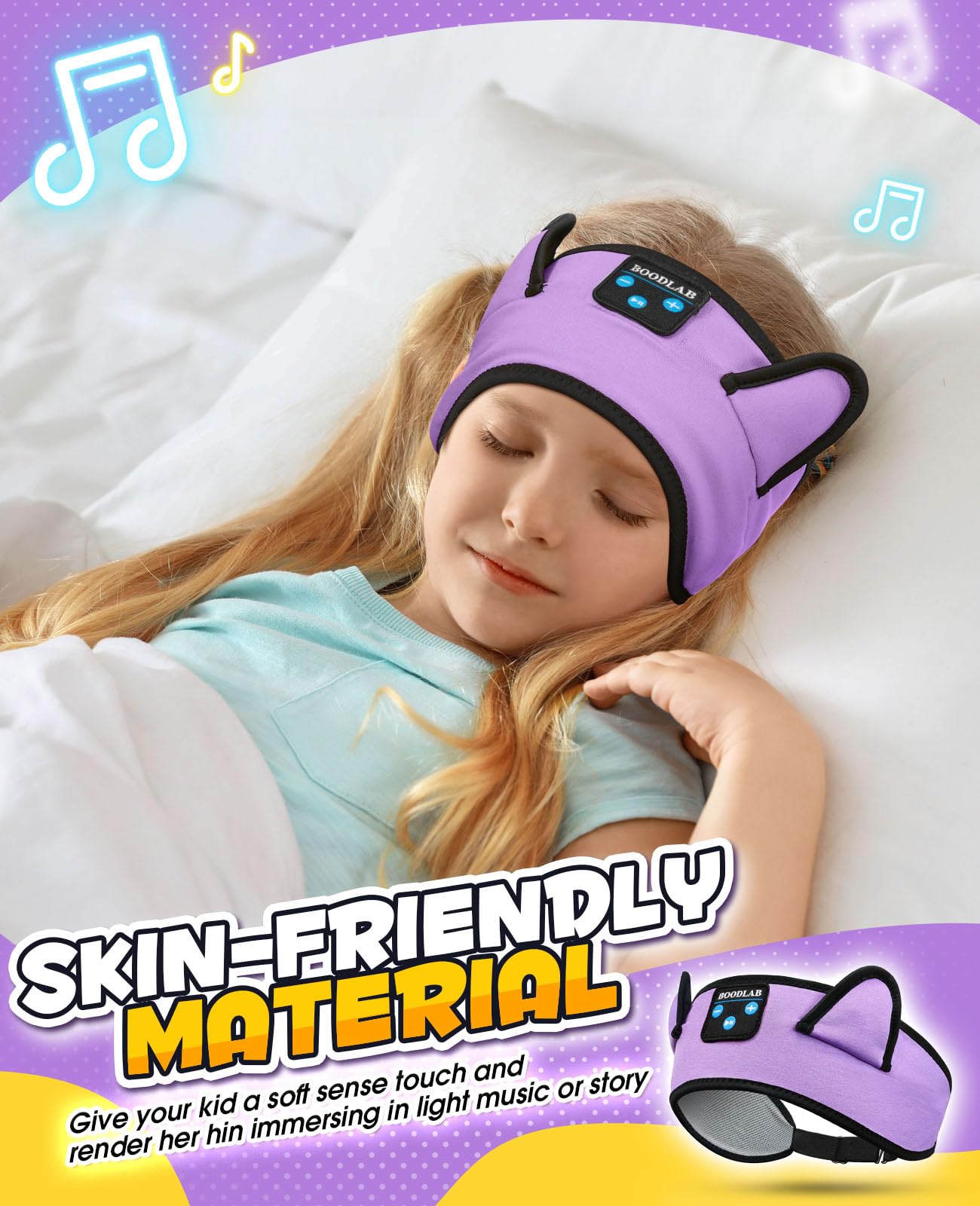 Foto 3 pulgar | Auriculares Inalámbricos para Niños con Diadema Boodlab Bluetooth - Venta Internacional