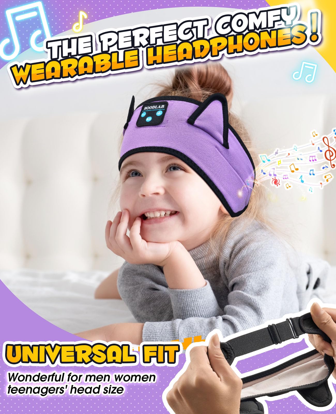 Foto 8 pulgar | Auriculares Inalámbricos para Niños con Diadema Boodlab Bluetooth - Venta Internacional