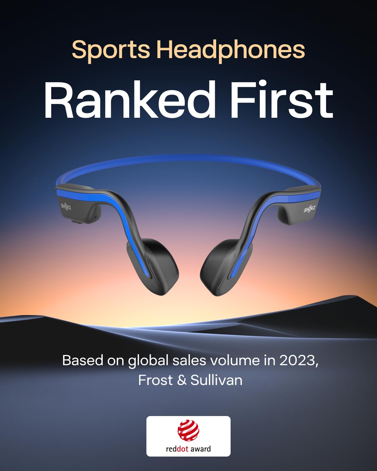 Foto 3 pulgar | Auriculares Deportivos Bluetooth Shokz Openmove Blue - Venta Internacional.