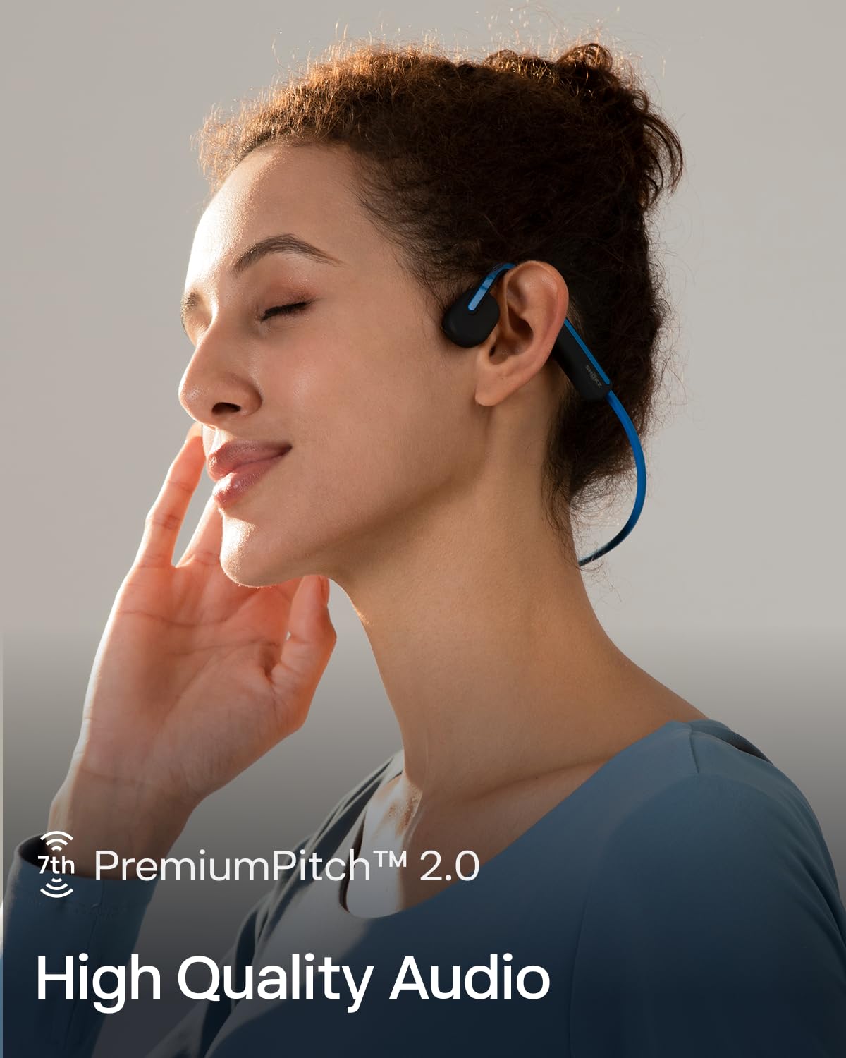 Foto 8 pulgar | Auriculares Deportivos Bluetooth Shokz Openmove Blue - Venta Internacional.