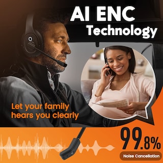 Foto 2 | Auriculares Bluetooth Eksa Truck Driver Con Micrófono 30h Talk - Venta Internacional.