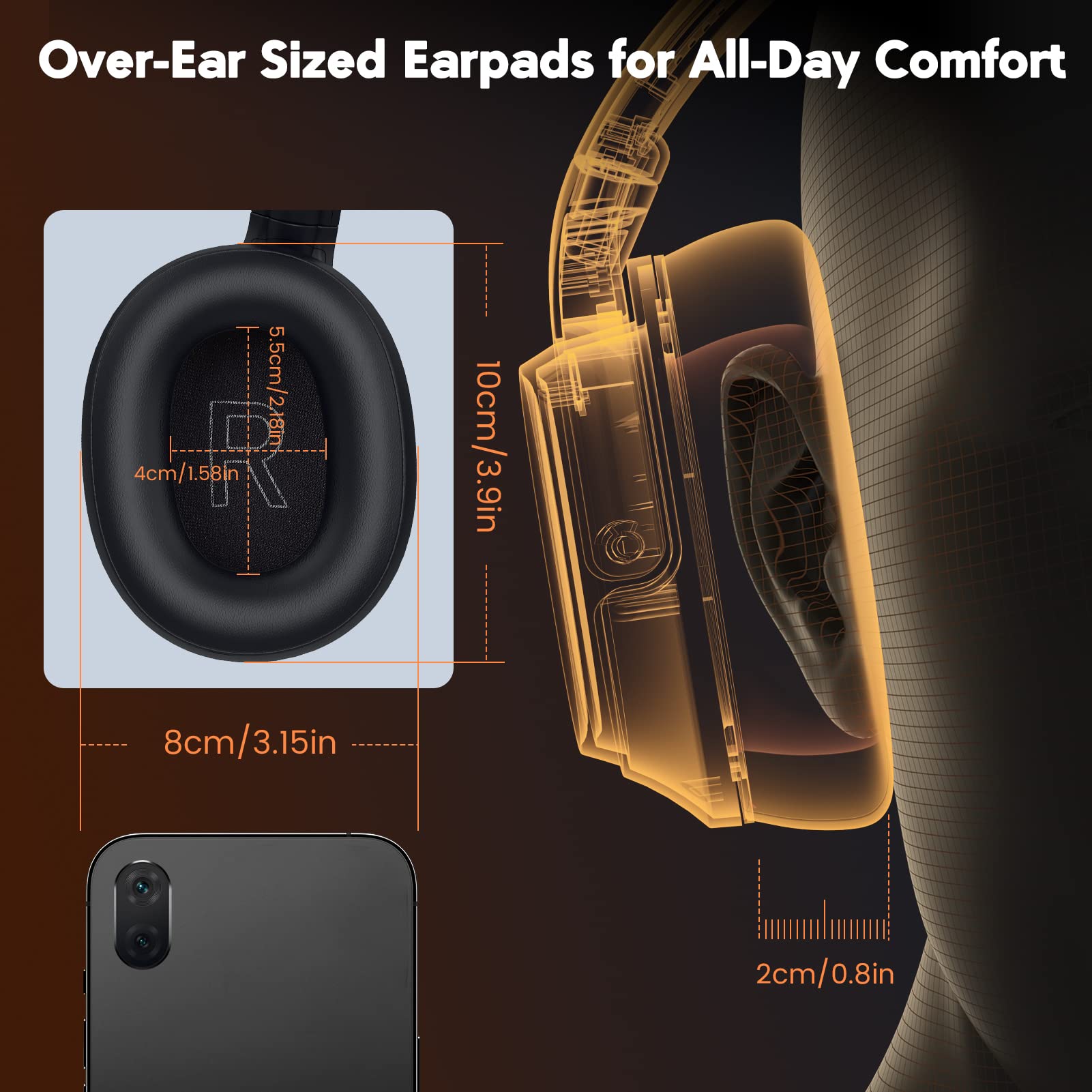 Foto 8 pulgar | Auriculares Bluetooth Eksa Truck Driver Con Micrófono 30h Talk - Venta Internacional.