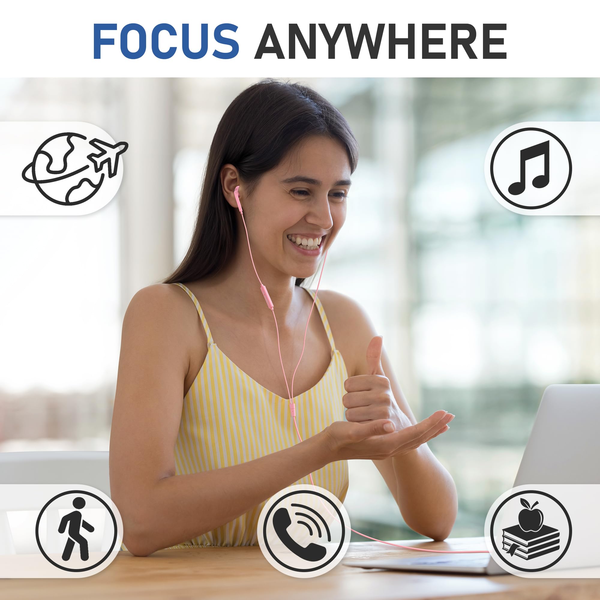 Foto 8 pulgar | Auriculares Usb C Ludos Ferox Con Micrófono Para Iphone Y Galaxy - Venta Internacional.