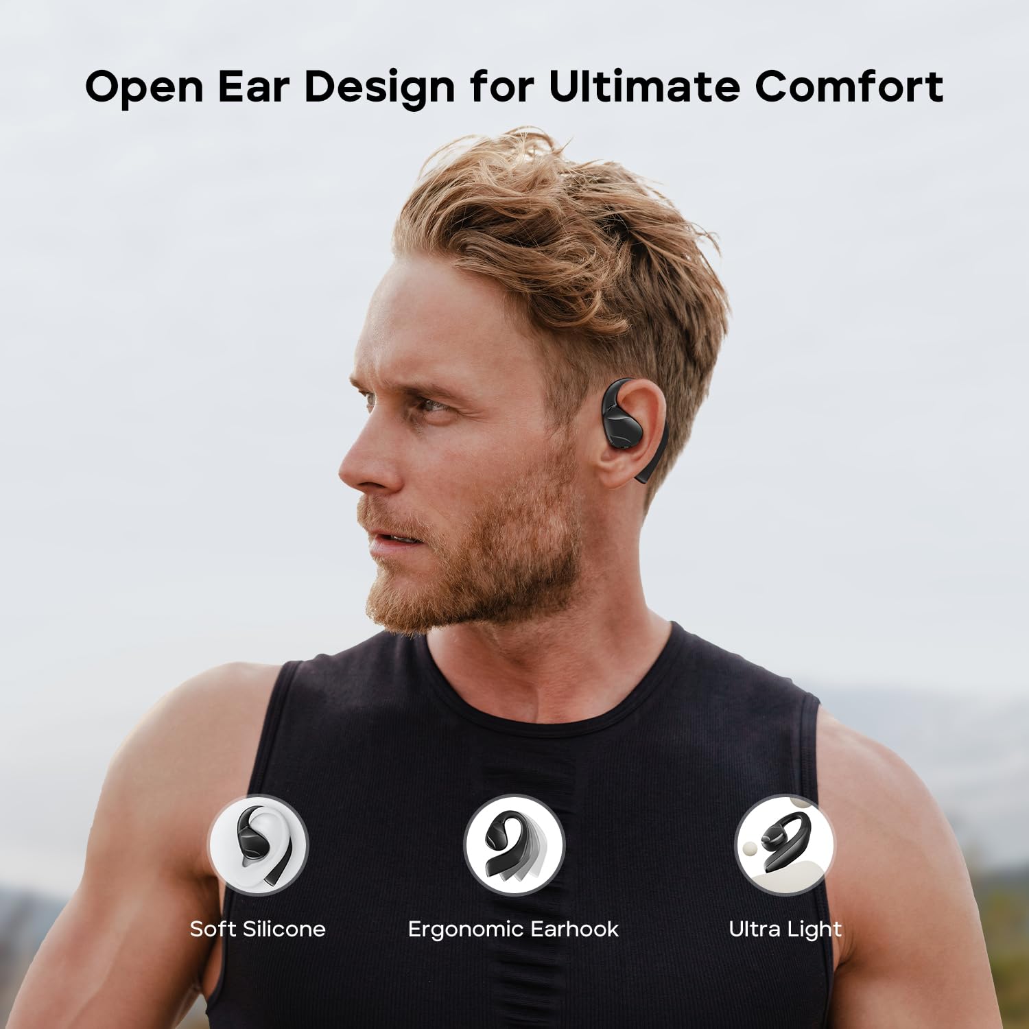 Foto 5 pulgar | Auriculares Abiertos Tribit Opengo Bluetooth 5.3 Ipx5 104h - Venta Internacional.