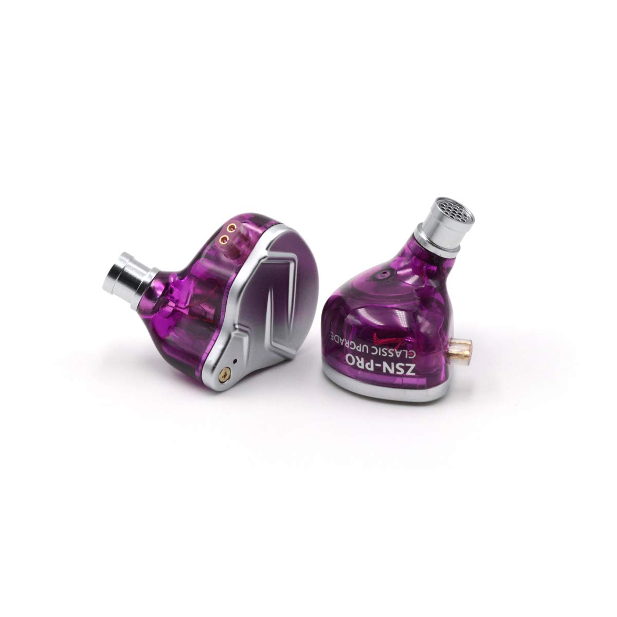Foto 3 pulgar | Auriculares Linsoul Kz Zsn Pro Hybrid 1ba+1dd Con Micrófono Morado - Venta Internacional