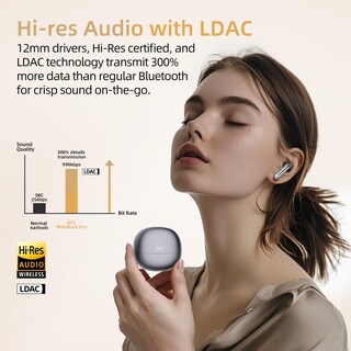 Foto 2 | Auriculares Inalámbricos Qcy Melobuds Pro Adaptive Anc 34h Playtime - Venta Internacional
