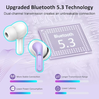 Foto 3 | Audífonos True Wireless Ordtop con Bluetooth-Venta Internacional
