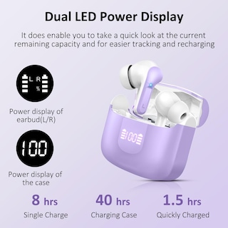 Foto 4 | Audífonos True Wireless Ordtop con Bluetooth-Venta Internacional