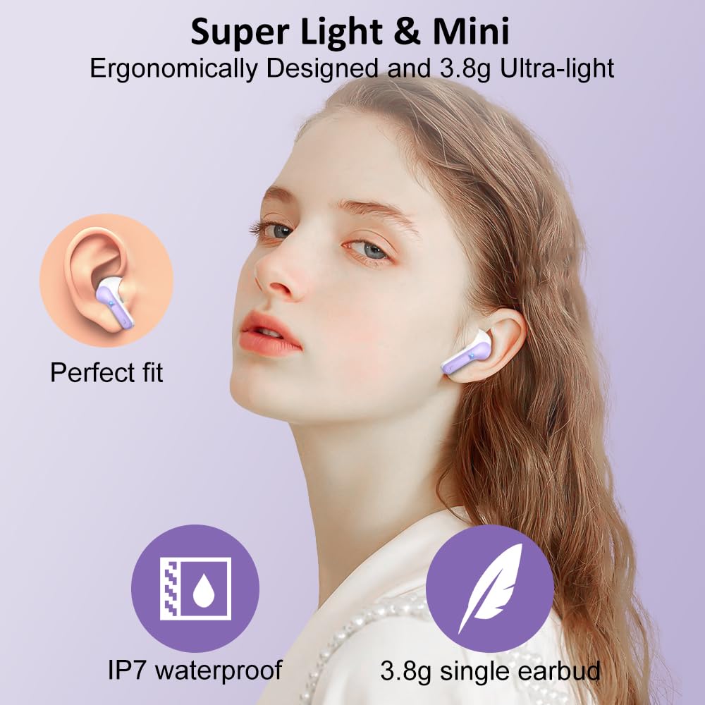 Foto 6 pulgar | Audífonos True Wireless Ordtop con Bluetooth-Venta Internacional